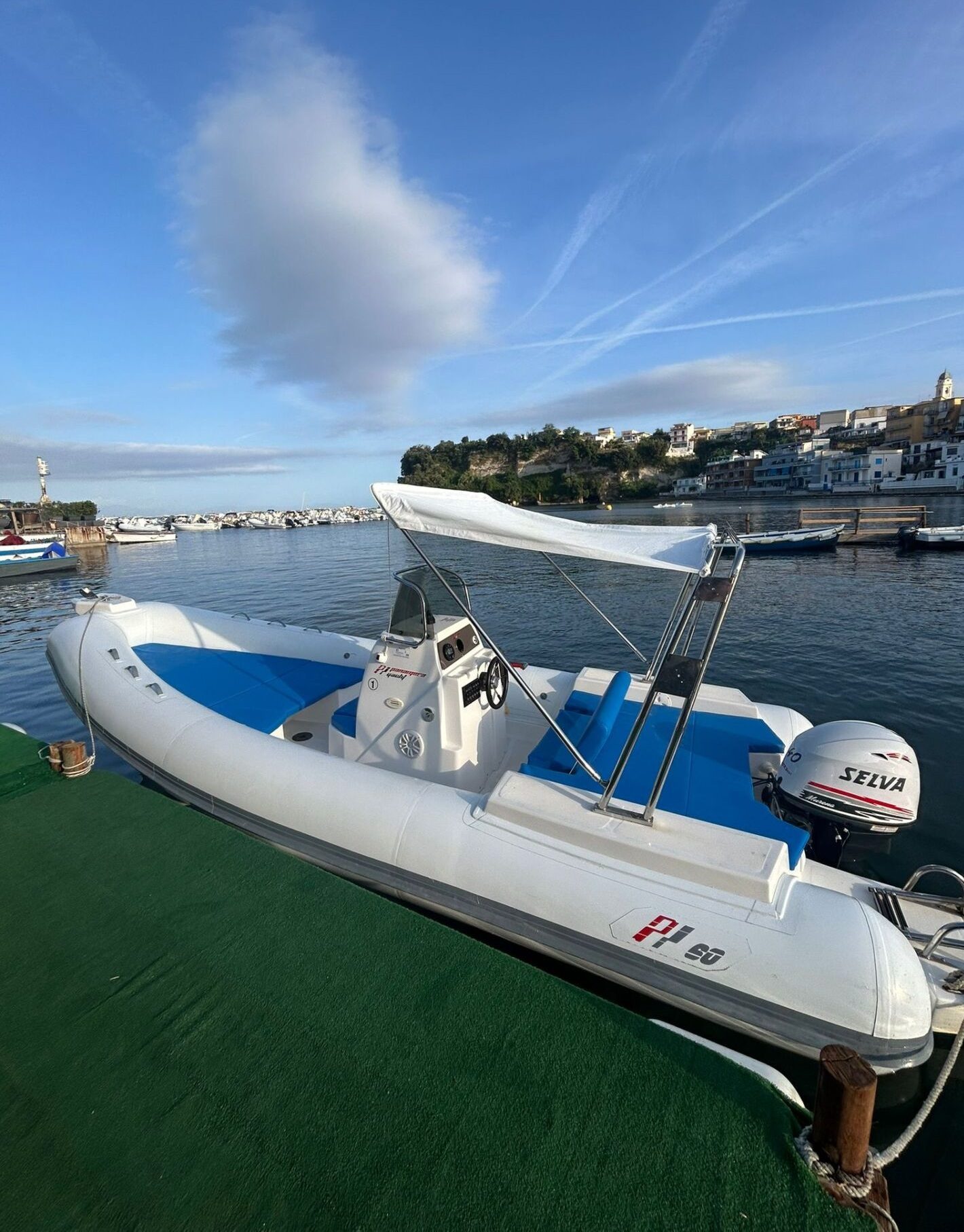 Gommone 6 metri panamera  Py 60  — ormeggiata a Bacoli